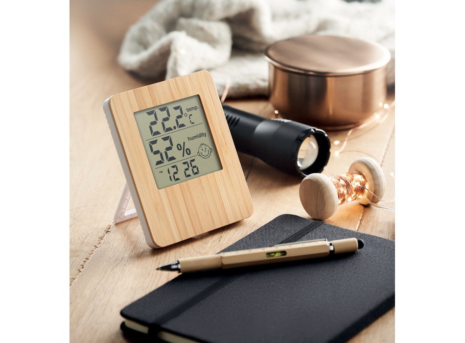 SUNCITY - Stazione meteo in bamboo FullGadgets.com