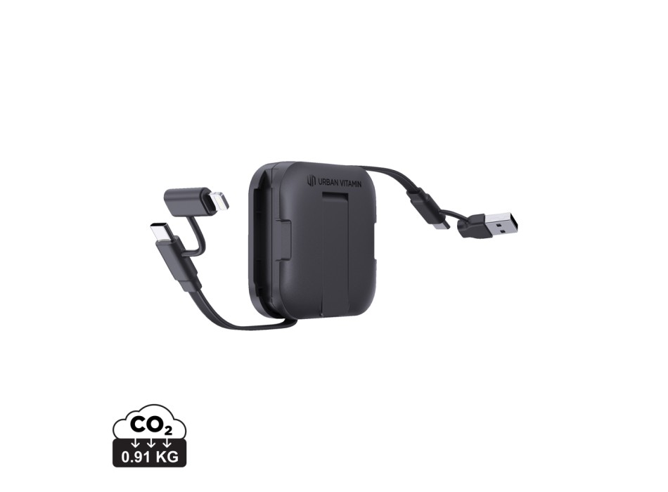 Supporto 100W con cavo retrattile Urban Vitamin San Jose FullGadgets.com