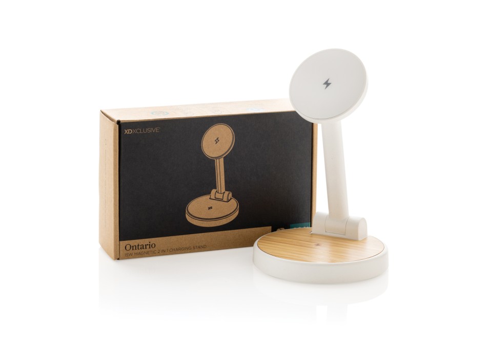 Supporto 2in1 ricarica magnetica Ontario in rPlastica RCS FullGadgets.com