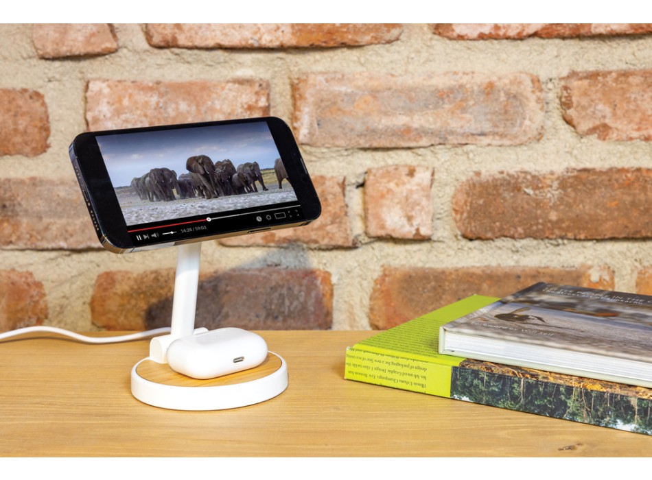 Supporto 2in1 ricarica magnetica Ontario in rPlastica RCS FullGadgets.com