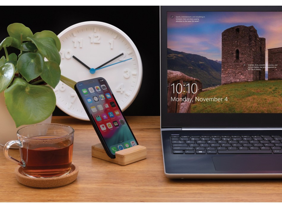 Supporto in bambù per smartphone FullGadgets.com