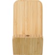Supporto per smartphone in bamboo ricaricabile Claudie FullGadgets.com