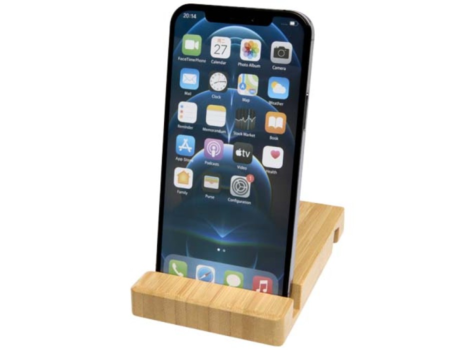 Supporto per tablet e telefono a 2 angoli in bambù Bubup FullGadgets.com