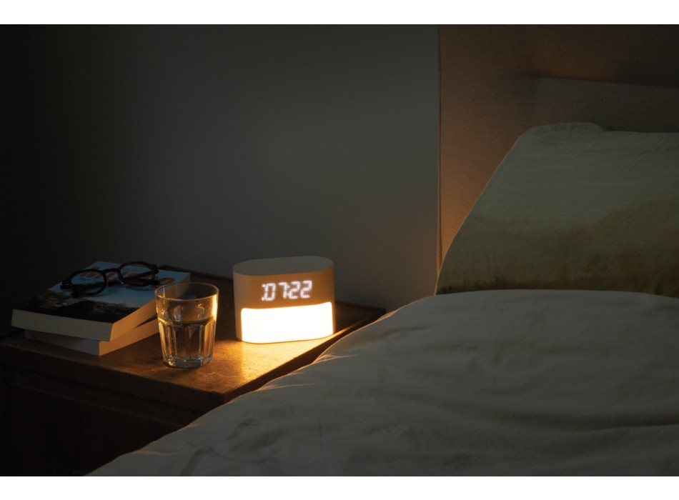 Sveglia con rumore bianco LumaRise in rPlastica RCS FullGadgets.com