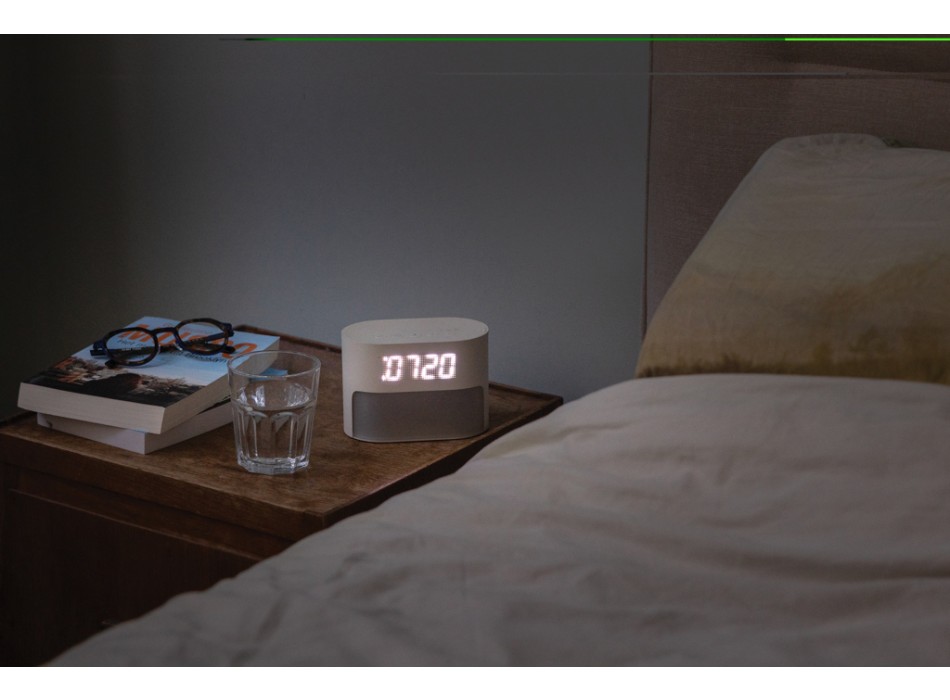 Sveglia con rumore bianco LumaRise in rPlastica RCS FullGadgets.com