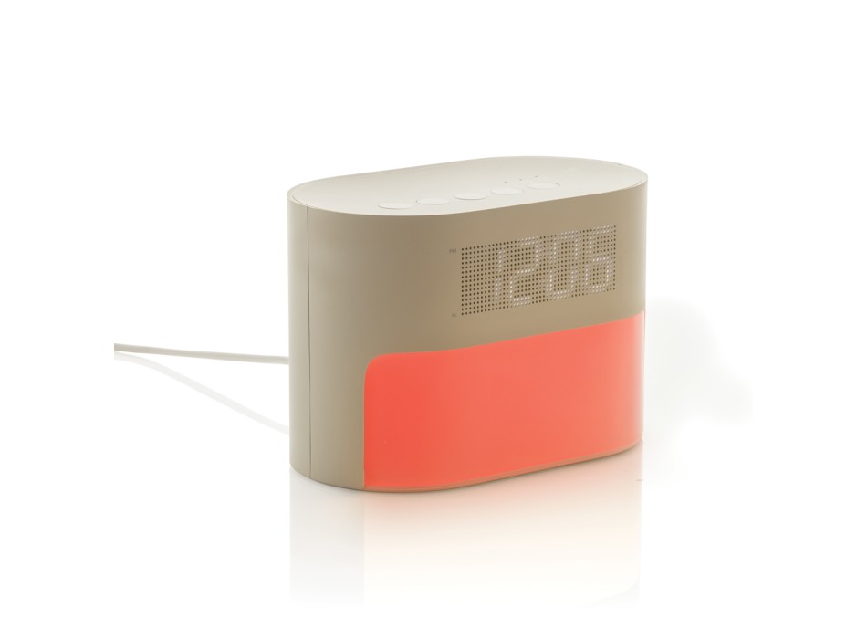 Sveglia con rumore bianco LumaRise in rPlastica RCS FullGadgets.com