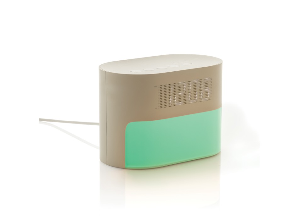 Sveglia con rumore bianco LumaRise in rPlastica RCS FullGadgets.com