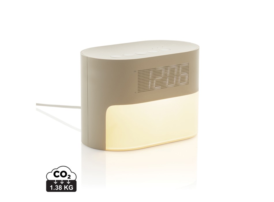 Sveglia con rumore bianco LumaRise in rPlastica RCS FullGadgets.com