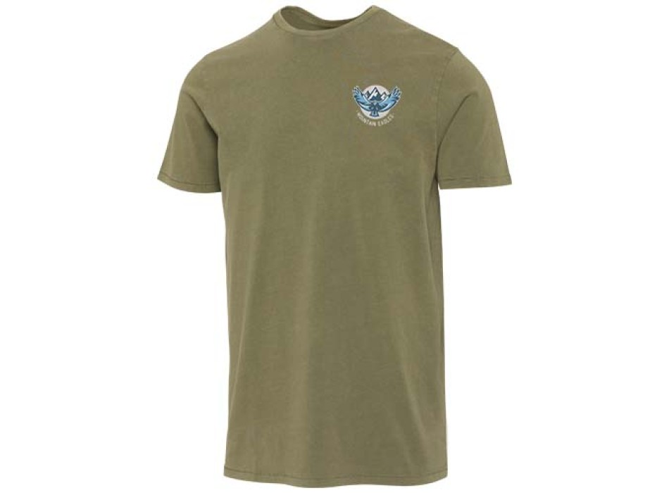 T-shirt a maniche corte da uomo in tessuto lavato da 160g/m² Nanaimo FullGadgets.com