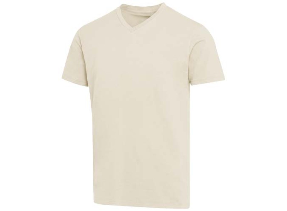 T-shirt a maniche corte unisex con scollo a V in cotone biologico certificato OCS da 200 g/m² Balfour FullGadgets.com