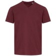 T-shirt a maniche corte unisex con scollo a V in cotone biologico certificato OCS da 200 g/m² Balfour FullGadgets.com