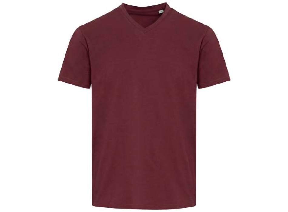 T-shirt a maniche corte unisex con scollo a V in cotone biologico certificato OCS da 200 g/m² Balfour FullGadgets.com