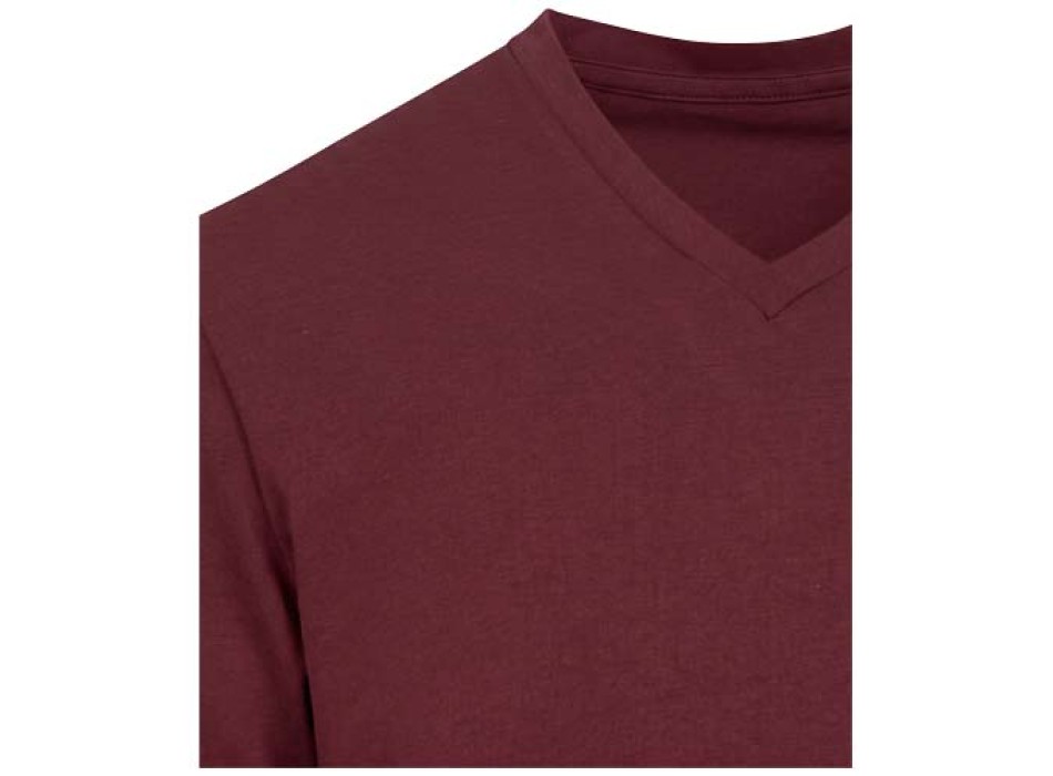 T-shirt a maniche corte unisex con scollo a V in cotone biologico certificato OCS da 200 g/m² Balfour FullGadgets.com