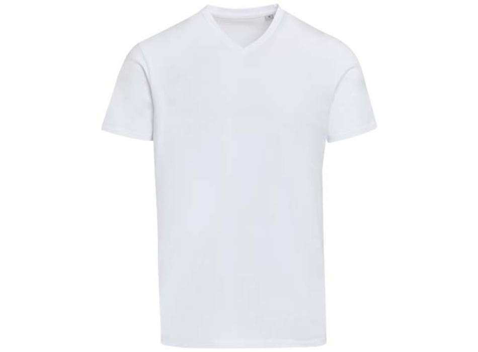 T-shirt a maniche corte unisex con scollo a V in cotone biologico certificato OCS da 200 g/m² Balfour FullGadgets.com