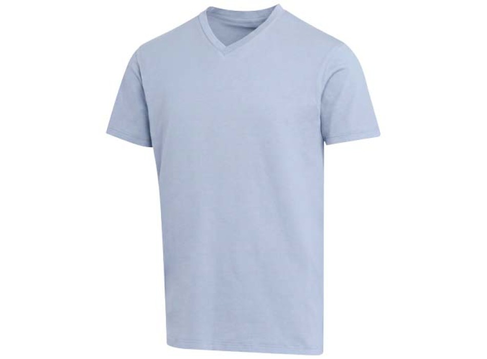 T-shirt a maniche corte unisex con scollo a V in cotone biologico certificato OCS da 200 g/m² Balfour FullGadgets.com