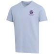 T-shirt a maniche corte unisex con scollo a V in cotone biologico certificato OCS da 200 g/m² Balfour FullGadgets.com
