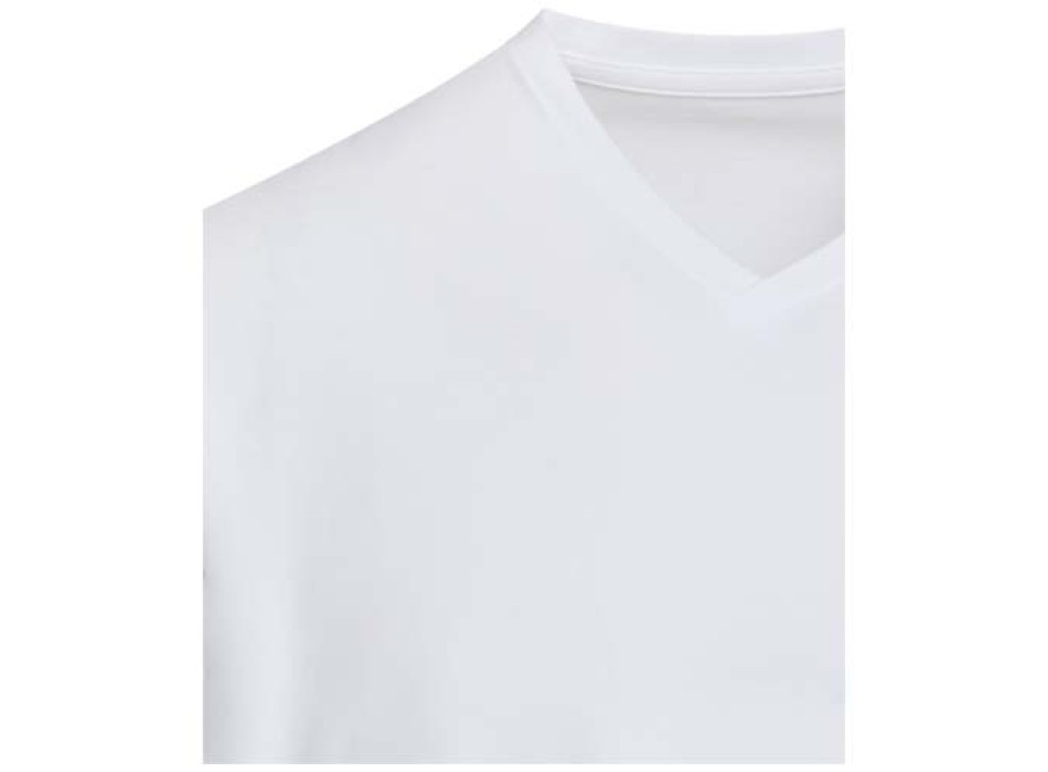 T-shirt a maniche corte unisex con scollo a V in cotone biologico certificato OCS da 200 g/m² Balfour FullGadgets.com