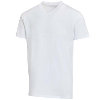 T-shirt a maniche corte unisex con scollo a V in cotone biologico certificato OCS da 200 g/m² Balfour FullGadgets.com