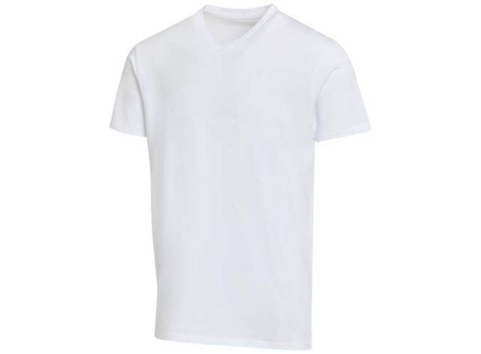 T-shirt a maniche corte unisex con scollo a V in cotone biologico certificato OCS da 200 g/m² Balfour FullGadgets.com