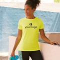 T Shirt Donna Asciugatura Rapida Personalizzabile |FRUIT OF THE LOOM