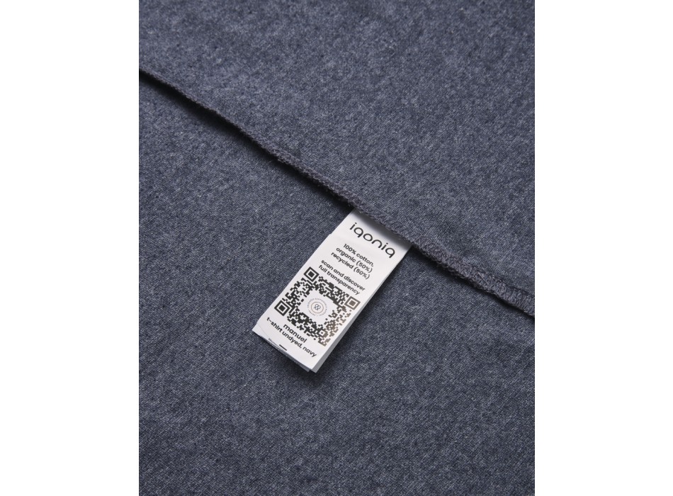 T-shirt IQONIQ Manuel in cotone riciclato non tinto FullGadgets.com