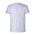 T-shirt unisex bianca in cotone e poliestere rigenerati da 145 g/m2 FullGadgets.com