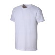 T-shirt unisex bianca in cotone e poliestere rigenerati da 145 g/m2 FullGadgets.com