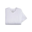 T-shirt unisex bianca in cotone e poliestere rigenerati da 145 g/m2 FullGadgets.com