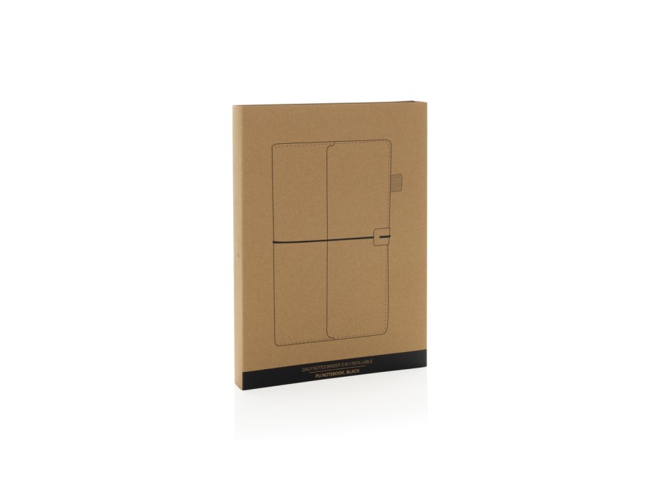 Taccuino 3in1 ricaricabile Daily Notes Binder in PU FullGadgets.com