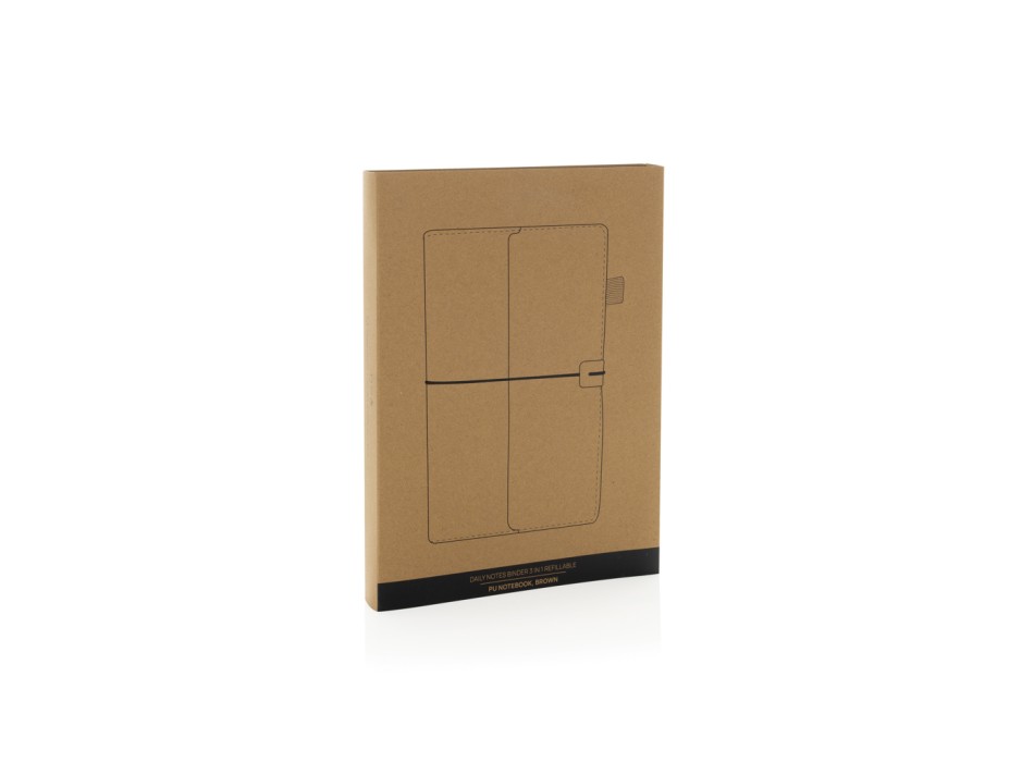 Taccuino 3in1 ricaricabile Daily Notes Binder in PU FullGadgets.com