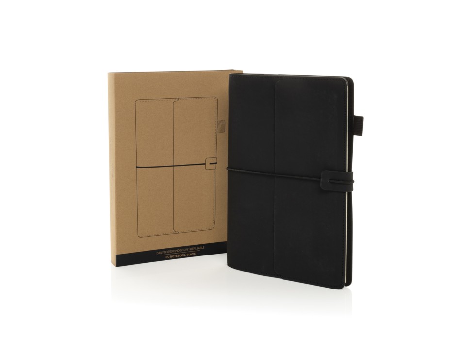 Taccuino 3in1 ricaricabile Daily Notes Binder in PU FullGadgets.com