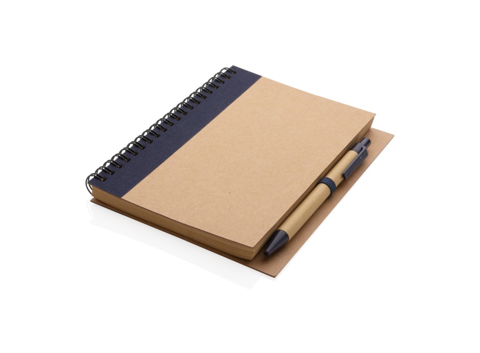 Taccuino a spirale in cartoncino con penna FullGadgets.com