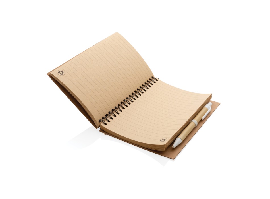 Taccuino a spirale in sughero con penna FullGadgets.com