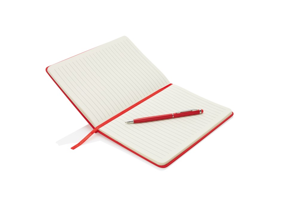Taccuino A5 Basic con copertina rigida in PU e penna touch FullGadgets.com