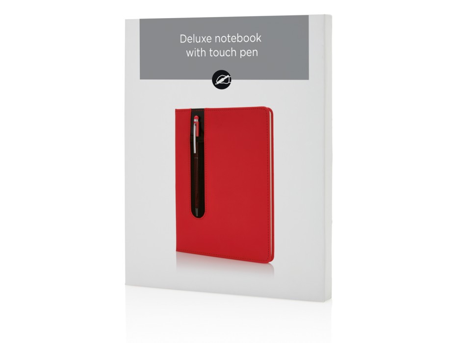 Taccuino A5 Basic con copertina rigida in PU e penna touch FullGadgets.com