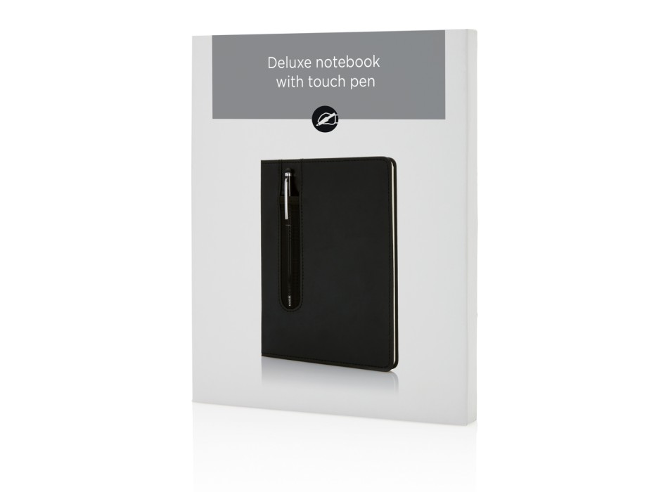 Taccuino A5 Basic con copertina rigida in PU e penna touch FullGadgets.com