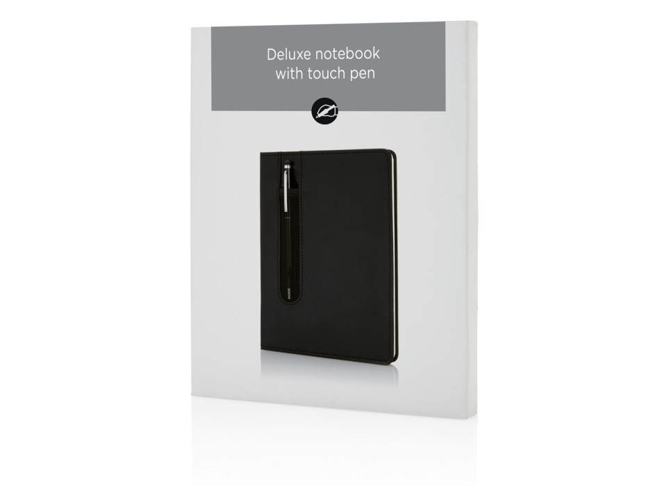 Taccuino A5 Basic con copertina rigida in PU e penna touch FullGadgets.com
