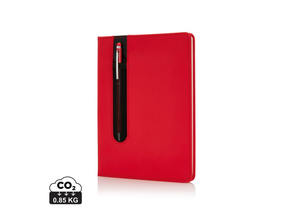 Taccuino A5 Basic con copertina rigida in PU e penna touch FullGadgets.com