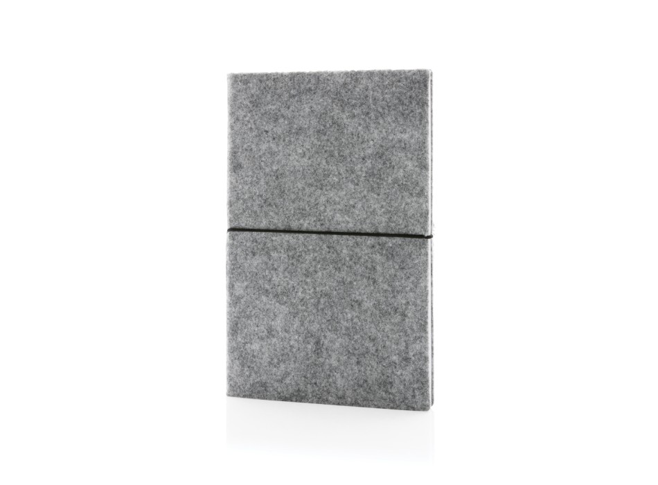 Taccuino A5 con copertina morbida in feltro certificato GRS FullGadgets.com