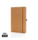 Taccuino  A5 con copertina rigida in pelle riciclata GRS FullGadgets.com