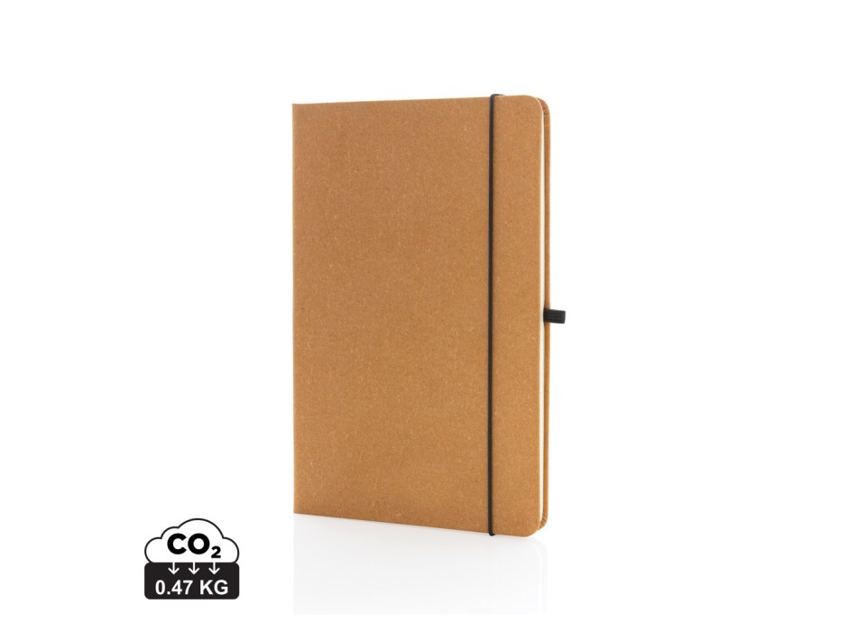 Taccuino  A5 con copertina rigida in pelle riciclata GRS FullGadgets.com