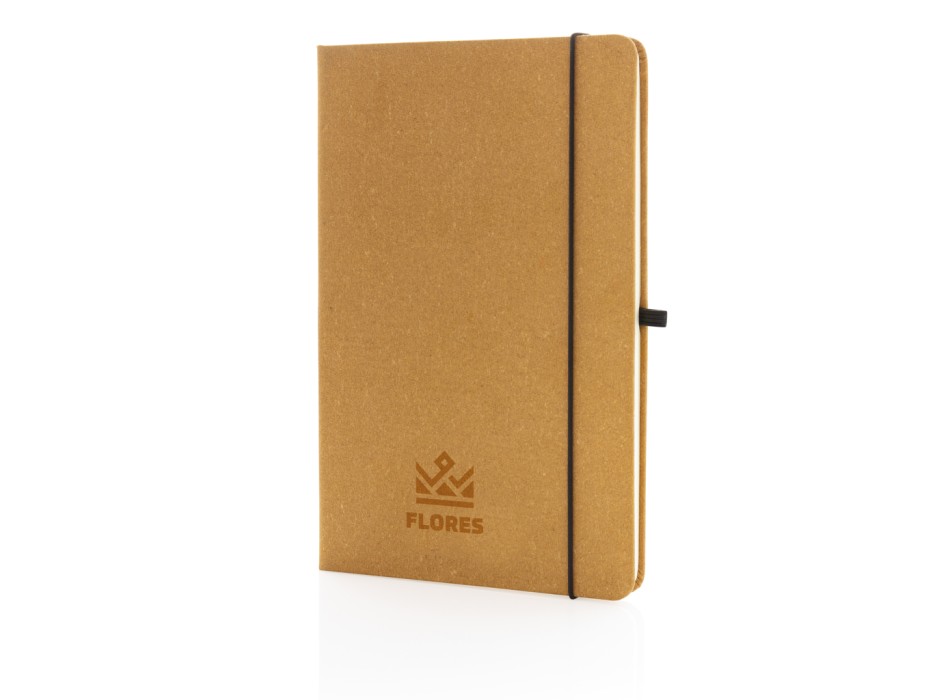 Taccuino  A5 con copertina rigida in pelle riciclata GRS FullGadgets.com