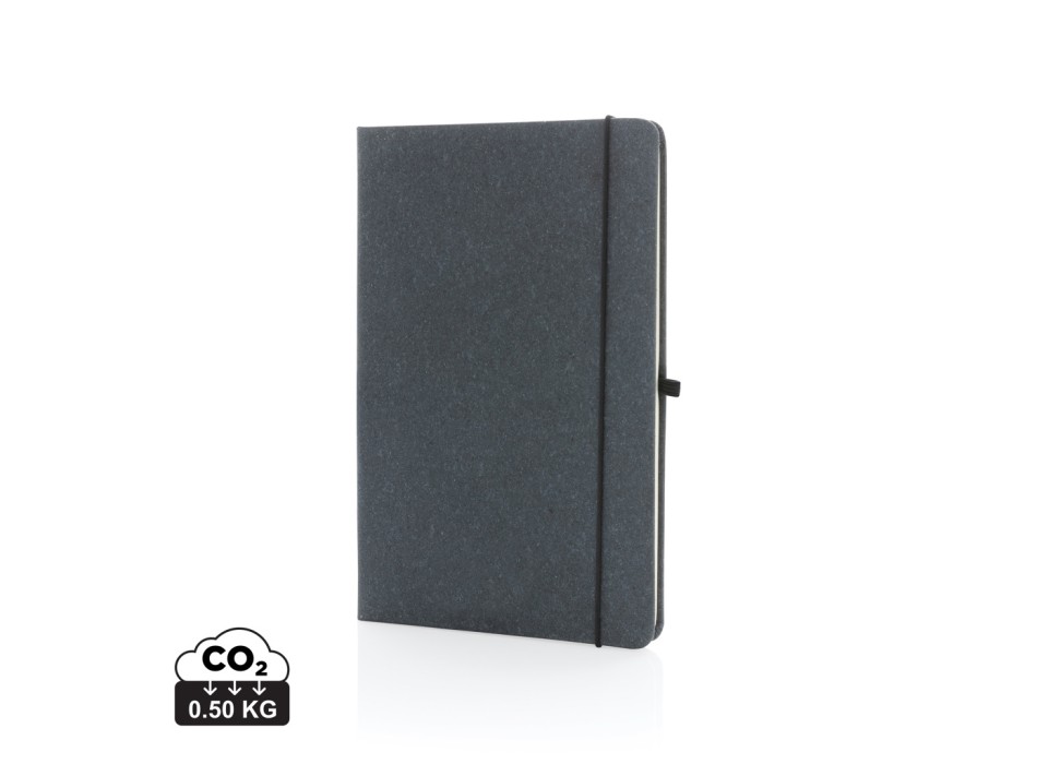 Taccuino  A5 con copertina rigida in pelle riciclata GRS FullGadgets.com