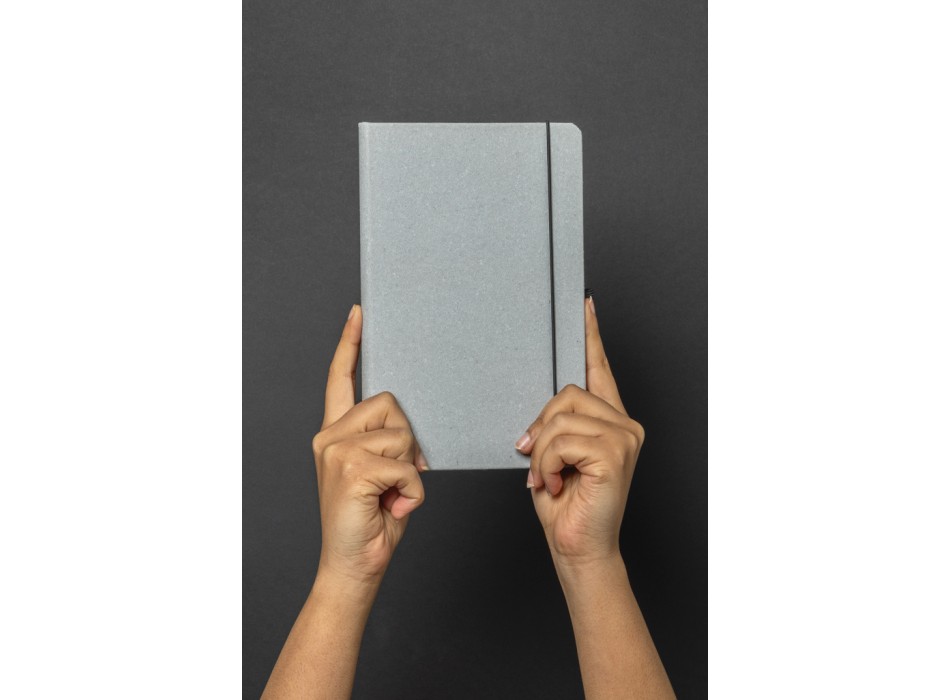 Taccuino  A5 con copertina rigida in pelle riciclata GRS FullGadgets.com