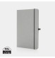 Taccuino  A5 con copertina rigida in pelle riciclata GRS FullGadgets.com