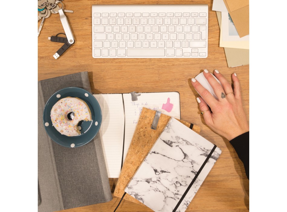 Taccuino A5 Cork con penna in bambù FullGadgets.com