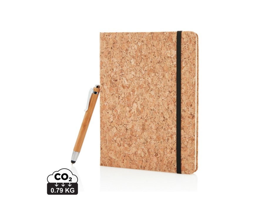 Taccuino A5 Cork con penna in bambù FullGadgets.com