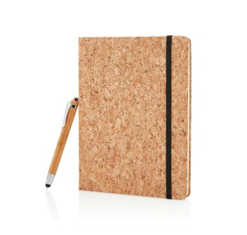 Taccuino A5 Cork con penna in bambù FullGadgets.com