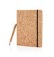 Taccuino A5 Cork con penna in bambù FullGadgets.com