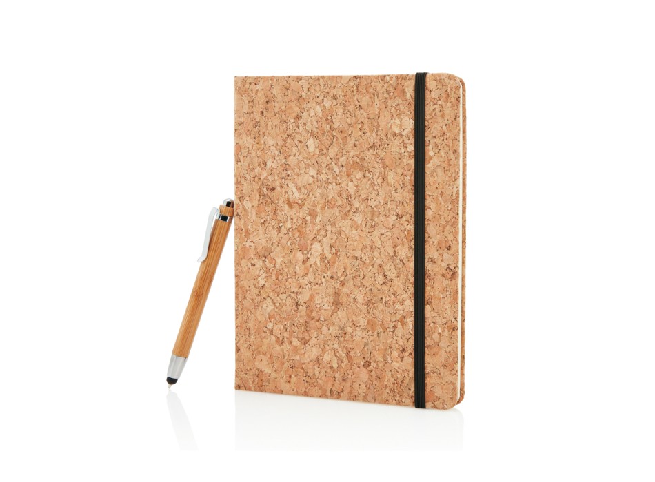 Taccuino A5 Cork con penna in bambù FullGadgets.com